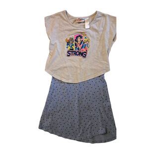 Vintage DC SuperHero Girls Large 10/12 Dress 90's